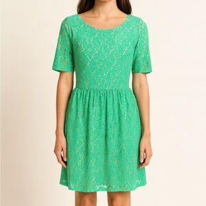 Cynthia Rowley Mint Lace Mini Dress size 14
